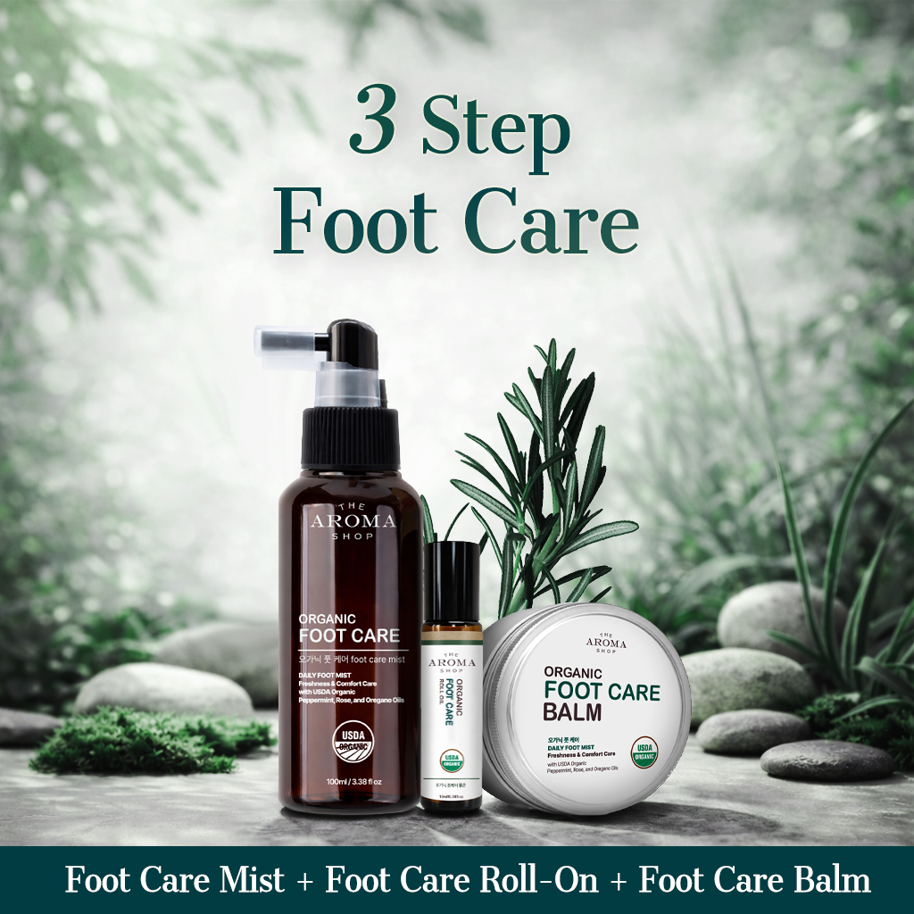 Foot Care 3 Step — Foot Care Mist + Foot Care Roll-On + Foot Care Balm